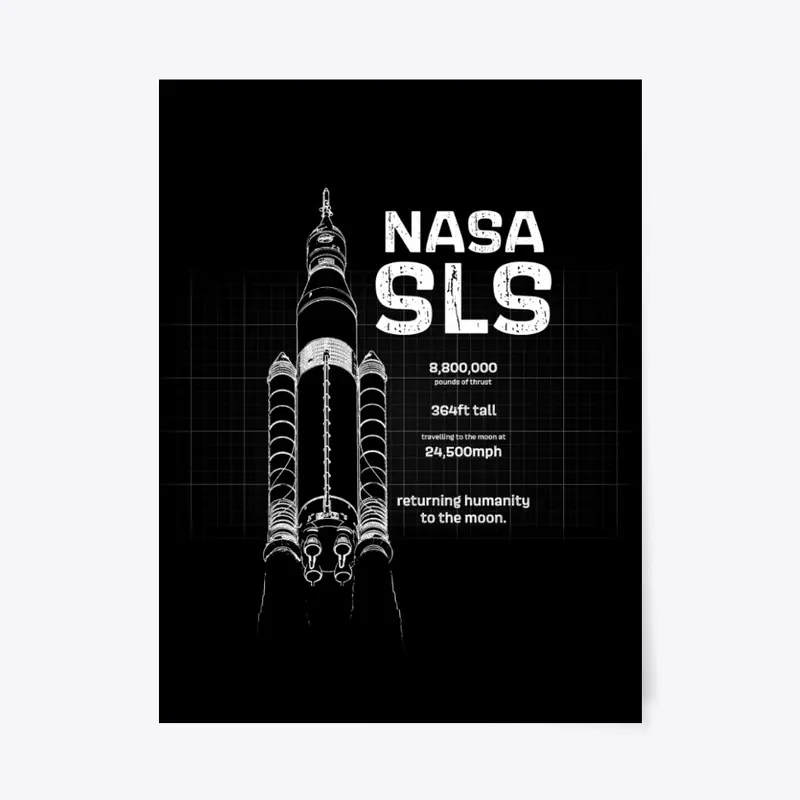 SLS Blueprint Poster